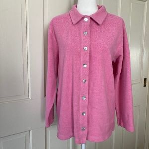 Vintage Chadwick Pink Cotton Blend Shacket SIZE L